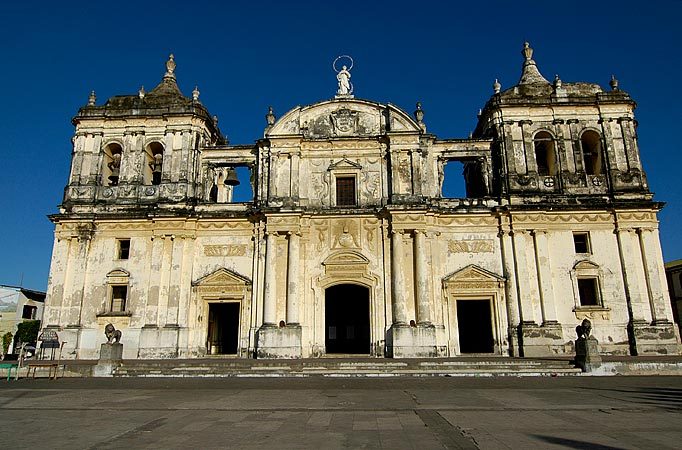 The Cathedral in Leon is the largest in Central America.