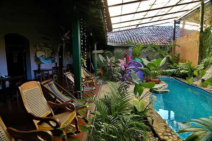 Bigfoot Hostel.  The pool wasn't big, but it was still nice to have on a hot day.