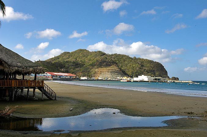 The beach in San Juan del Sur.