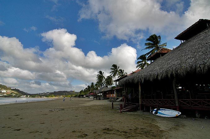 The beach in San Juan del Sur.