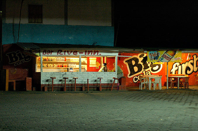 My favorite bar in Moyogalpa - it's in the gas station lot.
