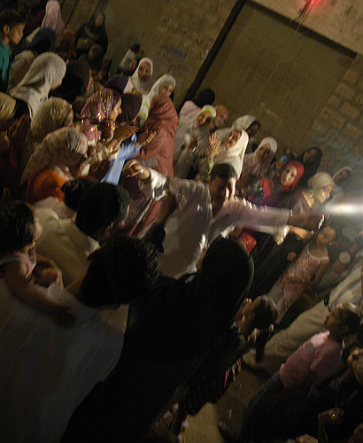 The one man dancing at the wedding.  It wasn't actually the wedding, but a bridal party the night before the wedding.