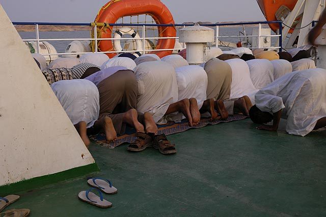 Prayer Call on the Boat