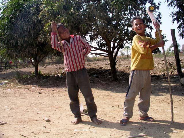 Cambodia is the land of smiles. These kids live in a village completely surrounded by landmines, and yet they have huge grins on their faces.