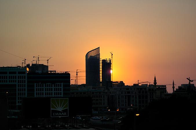 Beirut at sunset