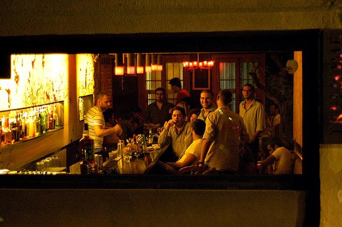 Bar in the Gemayzeh district.