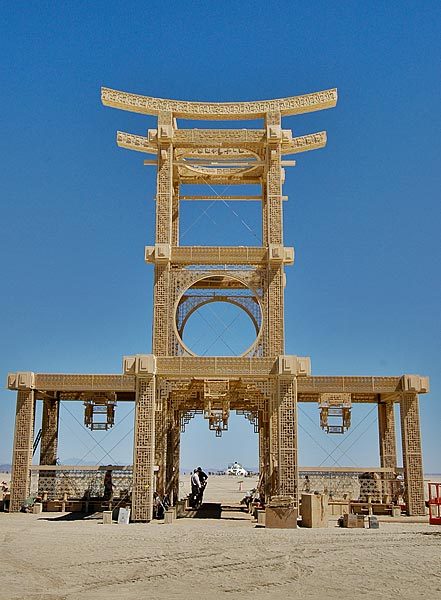 David Best has been building these amazing temples at Burningman for many years.  This is the Temple of Forgiveness from 2007.