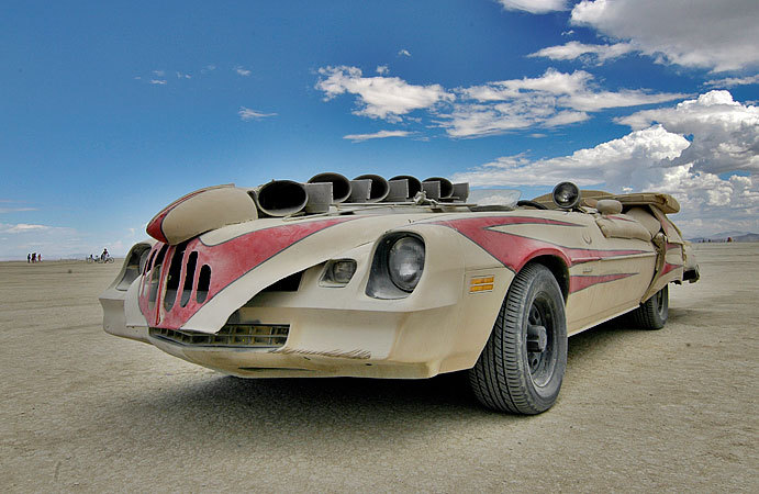 Stylish art cars.