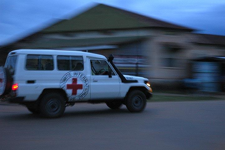NGO trucks make up a large part of Gulu's traffic.