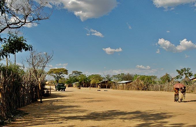 Center of town in Turmi