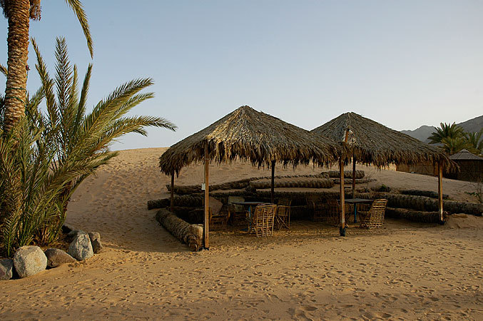 The one sand dune on the beach in Nuweiba.  Ownerhip of that plot of land is unclear, so it's the only spot which hasn't been developed.