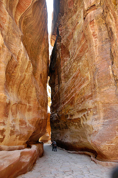 This amazing gorge was not carved by water, but the rock was simply torn apart by techtonic forces.