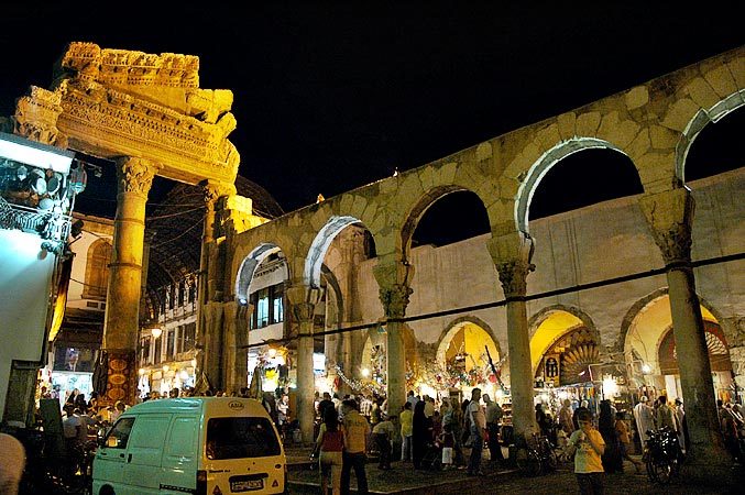 Ruins at the Damascus Souk.