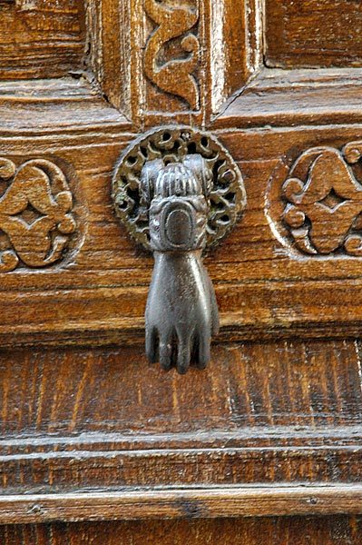 A lovely door knocker in the old city.