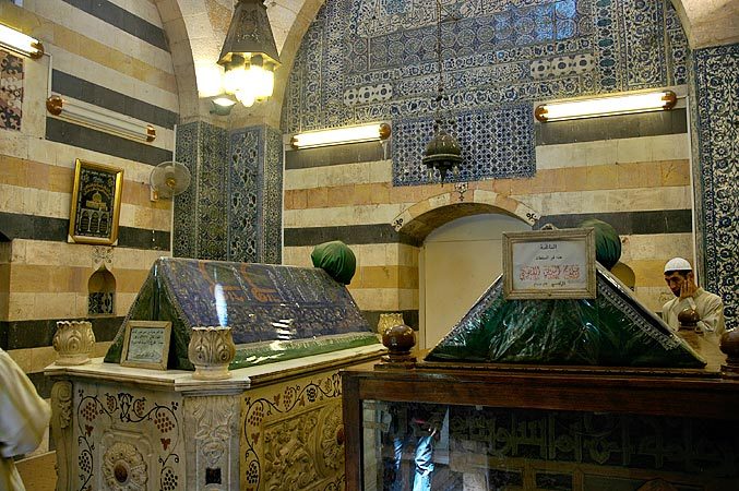 The tomb of Saladin (Salah ah Din), the most famous muslim leader and general from the crusades