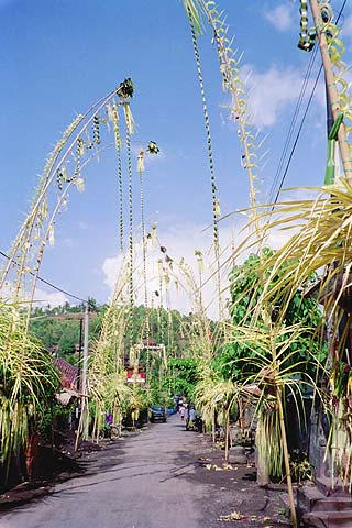 Decorated streets.