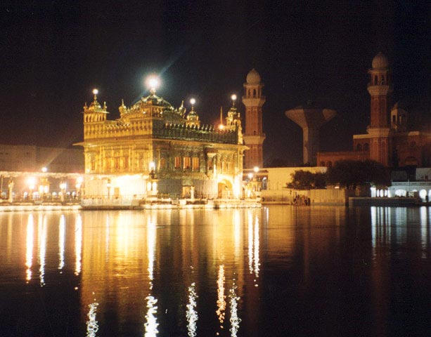 Golden Temple - holiest spot for the Sikh religion.