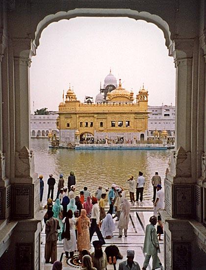 Golden Temple - holiest spot for the Sikh religion.