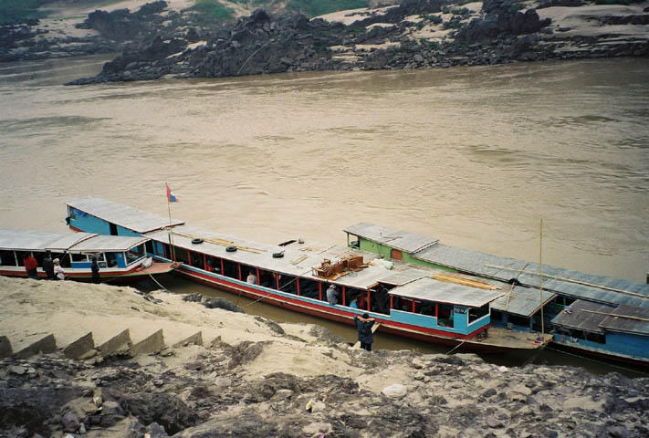 The slow boat on the Mekong.  A nice leisurely two day ride.