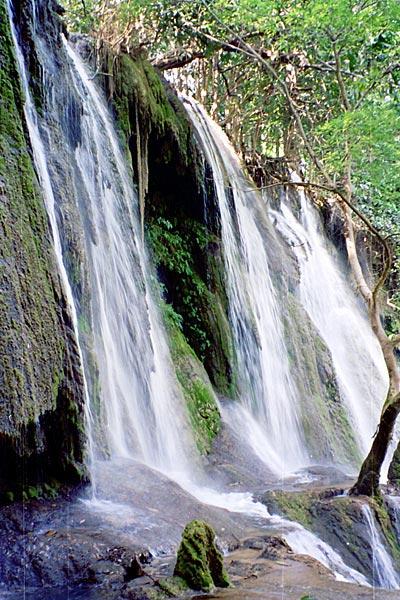 Waterfalls outside of Luang Prabang