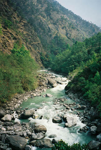 Mountains and valleys and rivers.